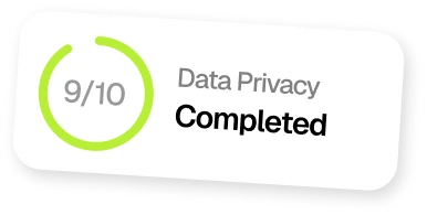 Data Privacy completed, scored 9 out of 10